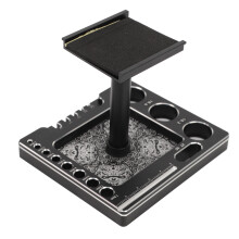 Aluminum RC Car Stand for 1/18 & 1/24 Scale, Black, 360 Rotation