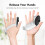 6x Controller Grips Cover Compatible with for Meta Quest 3S/Quest 3 Accessories, Adjustable Knuckle Straps 3