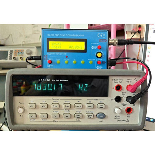 5X FG-200 DDS Function Signal Generator Frequency Counter 0.01Hz -500KHz Signal Source Module 2