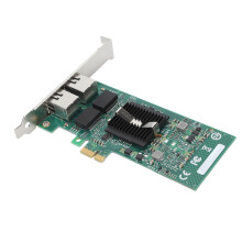 Dual Port PCIe X1 Gigabit Network Card 10/100/1000Mbps with 4 LED Indicators