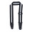 Universal Acoustic Electric Guitar Strap Double Sided 5cm Width Black & White 1