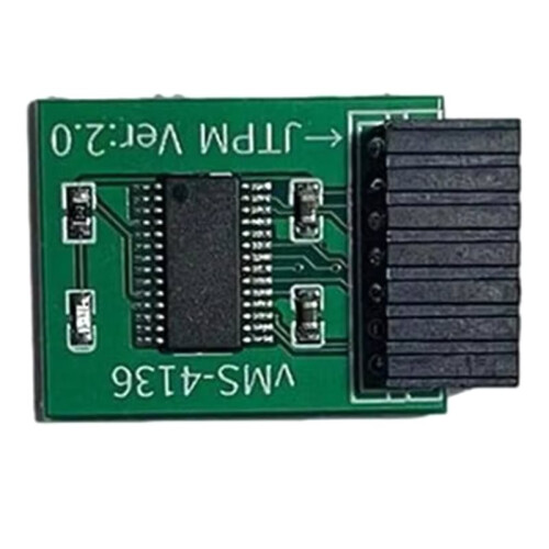 3X Module TPM2.0 14 Broches pour Interface MSI LPC. Module de Sécurité TPM2.0 pour Cartes Mères Multimarques. 2