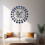Large Modern Wall Clock Decorative Crystal Flowers Wall Clock 2