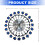 Large Modern Wall Clock Decorative Crystal Flowers Wall Clock 3