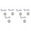 For  Led Lamp Kit Adjustable Light Kit Led Light Parts Hardware DIY Model White /Cold/Warm Light Without 6 Pcs 1