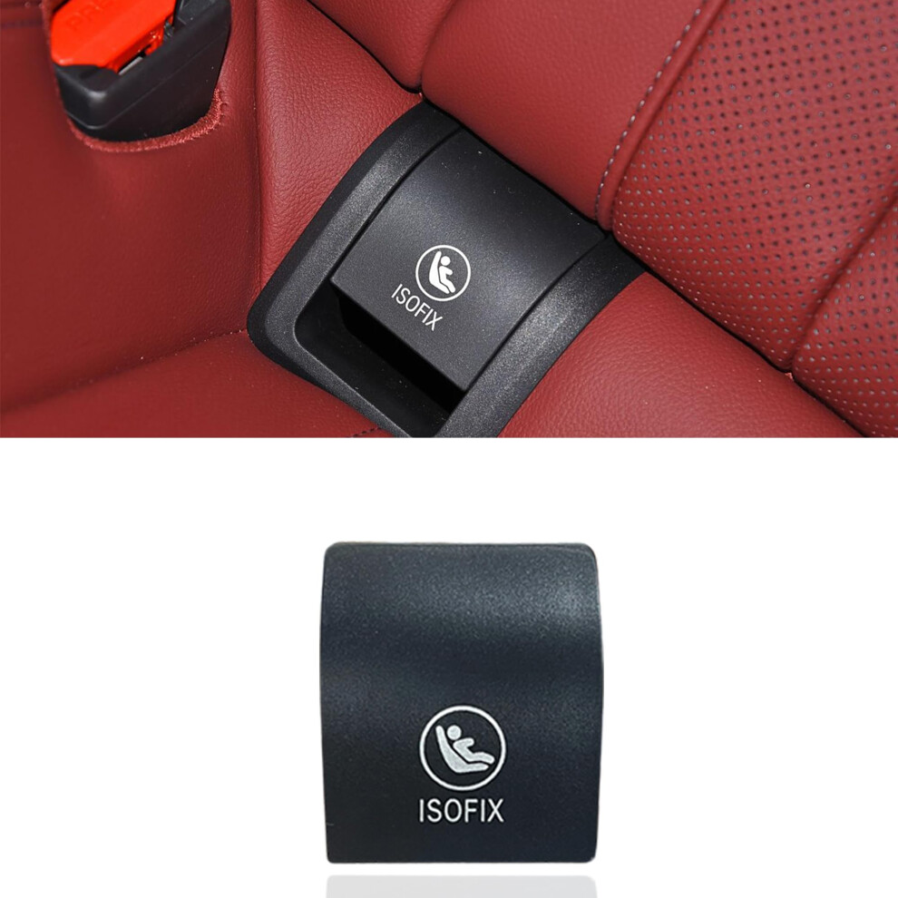 Isofix Anchor Cover For Bmw 4 Series G22 G23 Convertible, Seamless Oem Fit, Durable Dust Protection Black