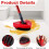 2pcs Scrubber Mop  for ,for , Spin Mop Scrub Brush  for  EasyWring 1-Tank 4