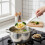 (White) Baby Food Masher & Strainer for Kitchen Use 8