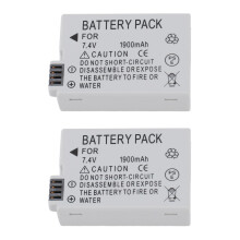 2Pcs 7.4V 1900mAh Camera Battery Replacement for T3i T2i 600D 550D