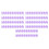 10PCS Purple 19mm Comb Binding Spines for A4/A5, 150 Sheets 16