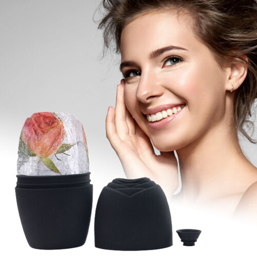 (Black) Ice Face Roller for Skin Brightening & Cooling 2
