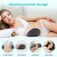 1pc Orthopedic Memory Foam for Lower Back Relief and Support - Perfect for Side Sleepers, Pregnancy, and Maternity