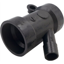 60519 Dishwasher and Condensate ABS Glue-in Drain WYE 1-1/2 Inch X 1-1/2 Inch X 3/4 Inch