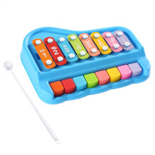 Klavierspielzeug für Kinder, Achtton-Handschlaginstrumente, Spaß Beim Musizieren, 2-in-1-Schlaginstrument A