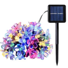 Solar Flower String Lights Decorative LED Lights Waterproof Outdoor Fairy Lights Fairy Floral Garland Garden Decoration