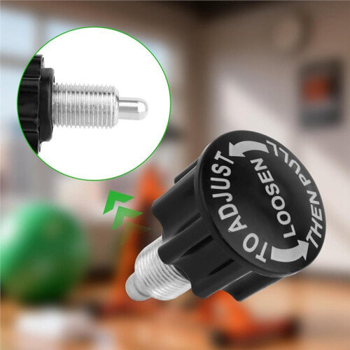 2pcs Pull Pin Knobs, Bike Height Adjusting Knob Exercise Bike Replacement Parts for Weightlifting Machine