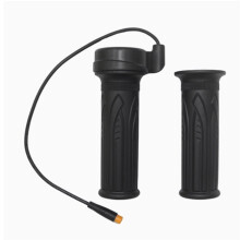 Electric Bike Twist Throttle Grip Accelerator Control Grip Waterproof Connector Handlebars for Risdar Q20