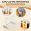 Kitchen Storage Racks Pull-Out Drawer Under-Sink Racks Multi-Layer Kitchen Storage Racks Cabinet Storage Shelves 6