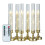 6 PCS Flameless Candles with Remote and Timer, Flickering LED Romantic Candles with Embedded Star String 1