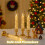 6 PCS Flameless Candles with Remote and Timer, Flickering LED Romantic Candles with Embedded Star String 3