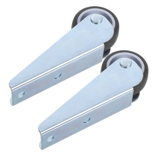 2pcs Sliding Door Roller Replacement Gate Wheels Sliding Shaft Wheel Anti-Sag Side or Bottom Mount Support Wheels 2