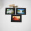(7Inch) 10pcs Kraft Photo Frames DIY Wall Decor 3