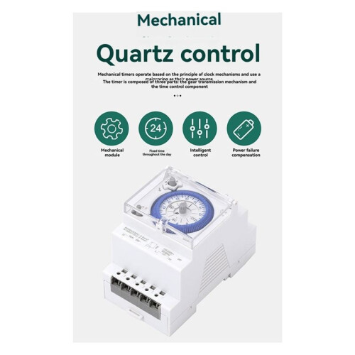 SUL181d DIN Rail Timer  24 Hour Programmable Boarding Timing Controller for Street Light Highway Home Devices
