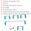 Mechanical Keyboard Stabilizer Transparent Blue for 61/64/87 Keys 5