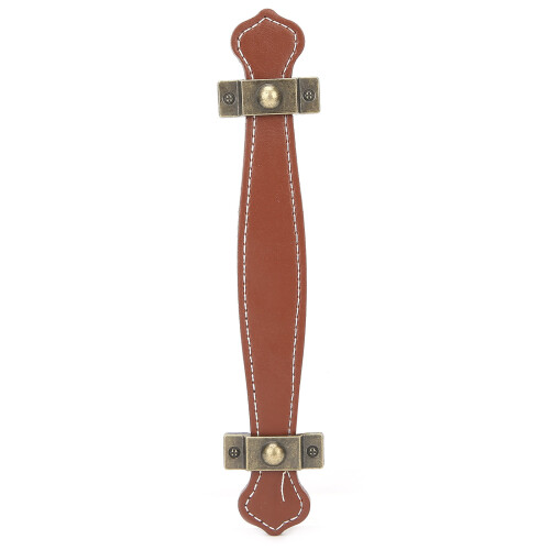Artificial Leather Luggage Handle 192x38mm Reddish Brown 1