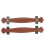 Artificial Leather Luggage Handle 192x38mm Reddish Brown 11