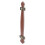 Artificial Leather Luggage Handle 192x38mm Reddish Brown 12