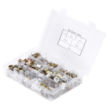300Pcs Carbon Steel Rivet Nut Set 6 Sizes M3-M10 Galvanized