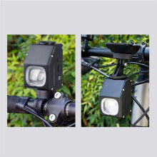 Aluminum Alloy Bicycle Headlight 2000 Lumen with 8 Modes Anti Glare Cutoff for Night Cycling with 3000mAh Battery