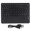 Wireless Bluetooth Keyboard Touch 10in Black with 200mAh Battery 2