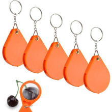 5-teiliges Taschenlupen-Set, klappbare Leselupe, drehbares Design, 10-fache Vergrößerung, zum Lesen, Beschriften usw.
