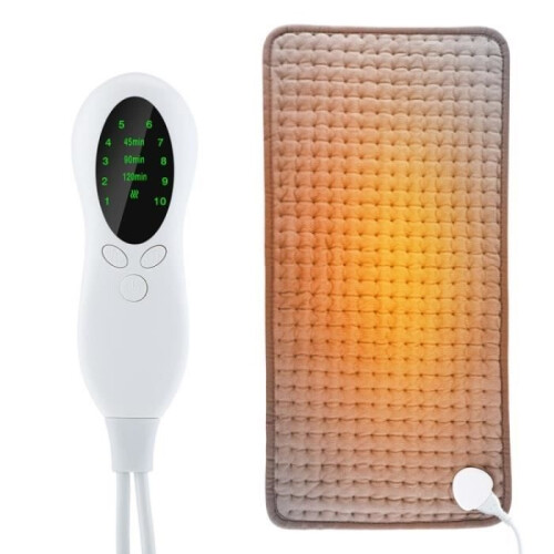 Heated Blanket, Washable Heating Pad, 3-Speed Timer, 10-Speed Temperature Control