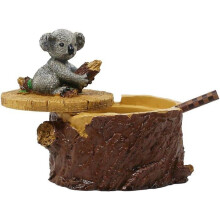 Kannen tupakka-tuhkakuppi - Suloinen ja eloisa metsäeläimen muotoinen tuhkakuppi sisä- ja ulkokäyttöön - Koala