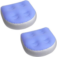 Set of 2 inflatable cushions for spas, jacuzzis and swimming pools with 4 suction cups[40]
