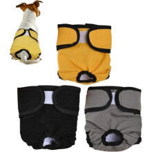 3-Piece Diaper Covers for Female Dogs, Comfortable Protective Panties for Menstrual Periods, Heat, and Incontinence (XS)