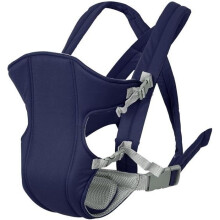 Fascia portabebè Tbest - Marsupio portabebè - Blu - ergonomica - poliestere