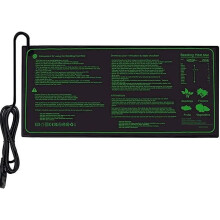 Waterproof heating mat for seedlings, cuttings, indoor greenhouse accessory, garden germination pot, 20" x 10" cushion