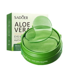 Aloë vera - Anti-aging en hydraterend oogmasker met hyaluronzuur, collageen, ooglapje