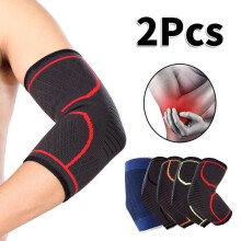 x Compression Elbow Support Sleeves for Arthritis Treatment, Weightlifting Training, and Relief