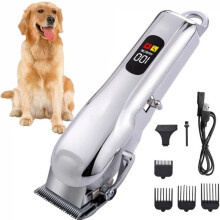 Dog and cat clippers, long and thick hair, robust, low noise, cordless pet grooming tools