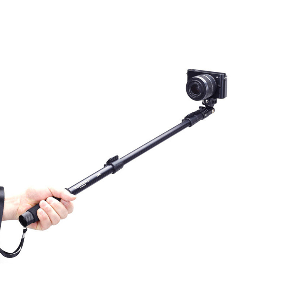 Aluminum Extendable Selfie Stick With Phone Holder, 123Cm, Black 4691391349098
