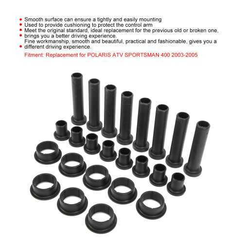 24 Piece Rear Bushing Kit for Polaris