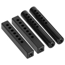 1/10 RC Quadrat- und Rund-Metall-Stoßfängerhalterungen 4 Stück für Traxxas HSP Redcat Tamiya