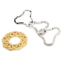 Adult Alloy Brain Puzzle Lock Toy Stress Relief Brain Teaser 10cm