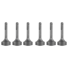 6X SDS Ground Rod Driver, Heavy Duty Forged Steel Drill Bit Driver, Rotary Hammer Drill Ground Rod Driver