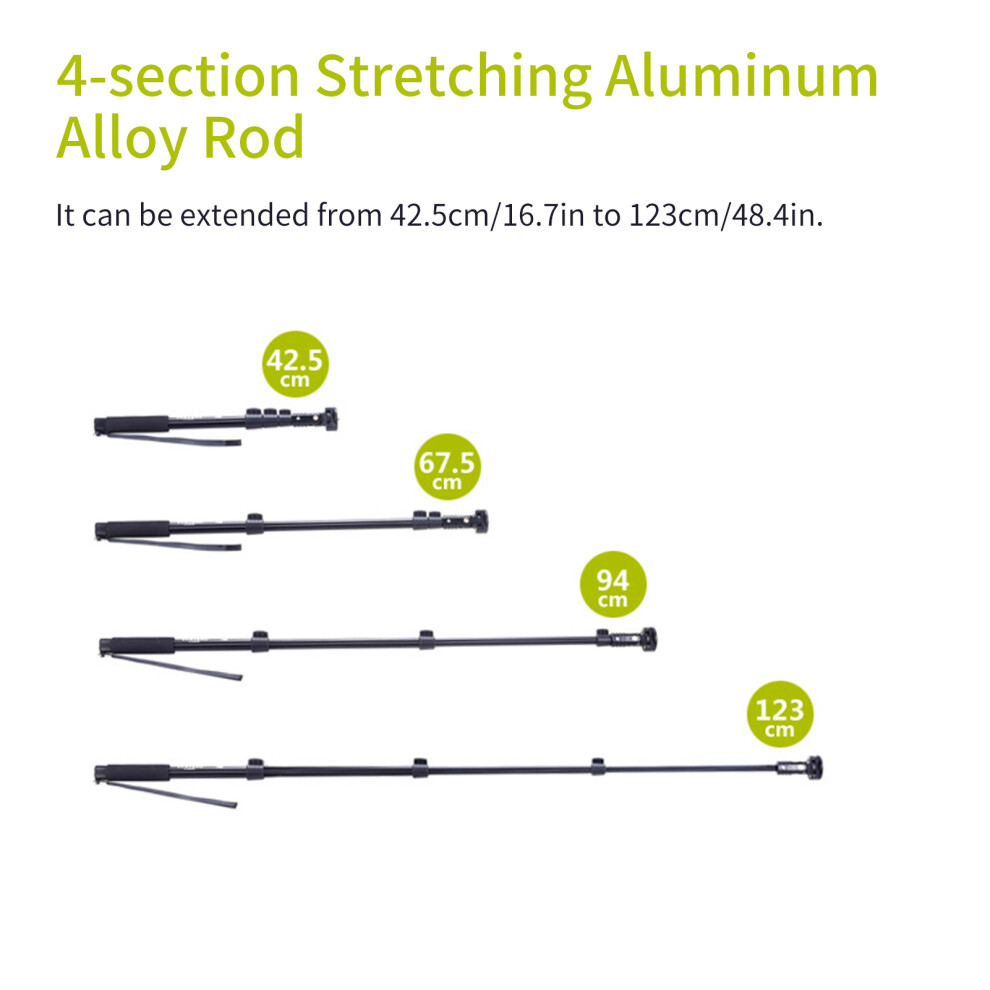 Yunteng Aluminium Selfie Stick 123Cm Extendable 7340572929983